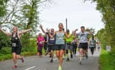 Rugby runners enjoy a previous Run Through event.