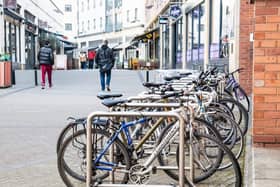 More parking facilities for cyclist are being installed in Leamington town centre. Photo by Sarah Miners (S Miners Photos)