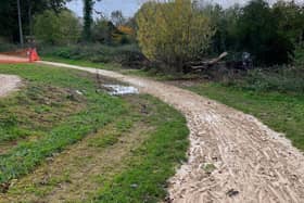 The Learn to Ride trail on the cycle trails at Newbold Comyn in Leamington. Picture supplied by Warwick District Council.