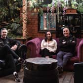Luke Evans, Dr Suzanne Brown and Richard Bradley. Photo by Ana Frantz Photography