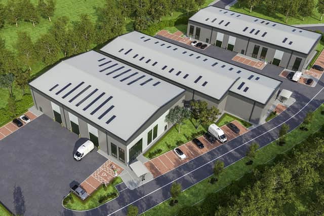 CGI of the planned industrial scheme in Southam. Photo supplied