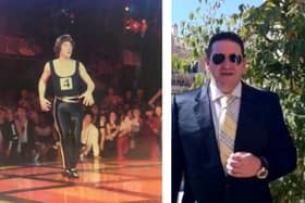 Kevin in action on the dance floor aged just 18. Right: Kevin Johnson.