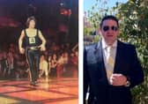 Kevin in action on the dance floor aged just 18. Right: Kevin Johnson.