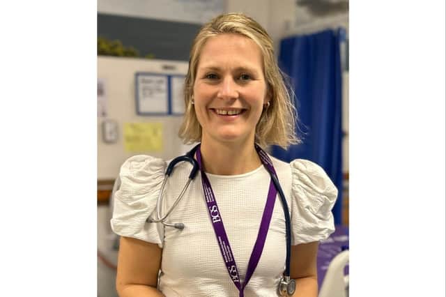Eliza Griffiths, Consultant at South Warwickshire University NHS Foundation Trust, pictured in the Frailty Assessment Area. Photo supplied