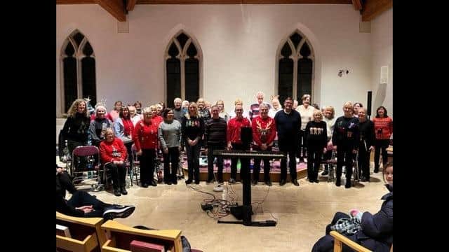 The Leamington Singers perform at their second annual Christmas concert. Picture supplied.