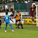 Below-par Leamington were easily beaten by Peterborough Sports. Pic by Sally Ellis.