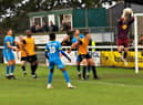 Below-par Leamington were easily beaten by Peterborough Sports. Pic by Sally Ellis.
