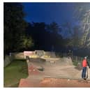 The new lighting at the skatepark at Victoria Park in Leamington. Picture supplied.