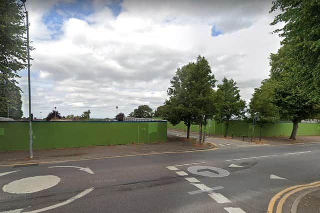 A more recent view from Butlin Road, at the junction with Clifton Road, looking across the cleared site of Biart Place. Photo: Google Street View.