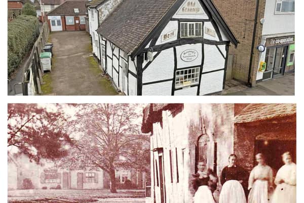 Granny’s Sandwich Shop. Picture: Christie & Co. Below: An old picture of the landmark property.