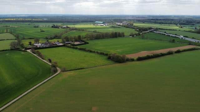 The site of the 284-acre eight million tonne sand and gravel blueprint at Misterton, near Lutterworth.