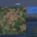The site of the proposed solar farm near Leamington