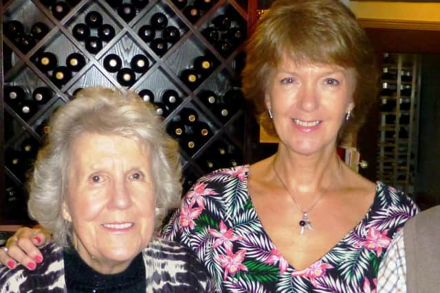 Peggy Hood, with her daughter Sue Bird