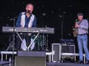 Mike d'Abo on keyboard, Simon Currie on sax. Picture: Patrick Joyce.