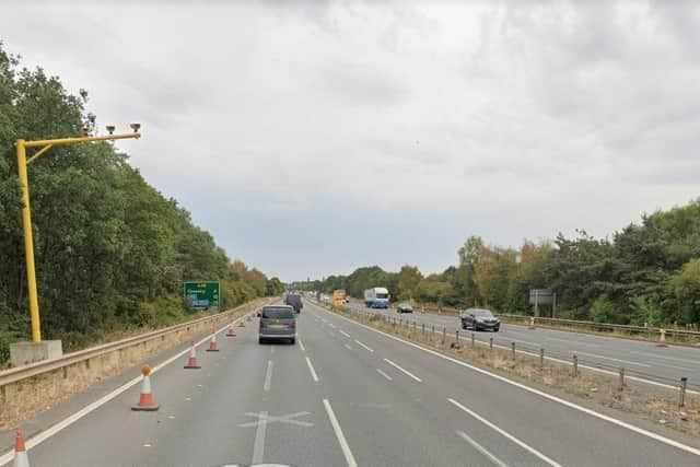 Temporary speed cameras. Image supplied by Warwickshire Police.