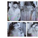 Warwickshire Police want to speak to these five men in connection with a hit and run near Long Itchington on February 1.