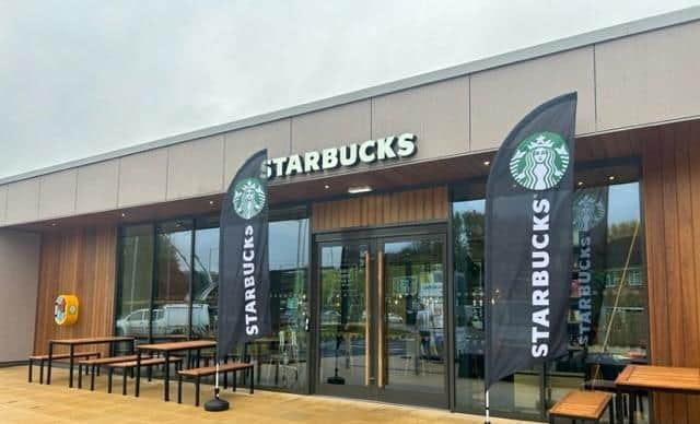 The new starbucks.