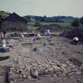 The book – Burton Dassett Southend, Warwickshire – A Medieval Market Village (Routledge) by Nicholas Palmer and Jonathan Parkhouse – describes at length the results of an archaeological excavation that took place in advance of the construction of the M40 through Warwickshire in the late 1980s. Photo supplied by Warwickshire County Council