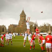 Action from the England Under 18 game at Rugby School.