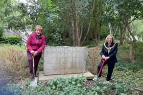 Leamington Mayor - Cllr Judith Phillips and volunteer Elizabeth Phillips