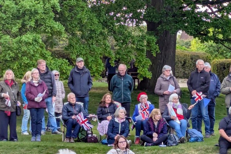 Hundreds of people sang along as the town marked the 80th anniversary with a fantastic event at Kenilworth Castle on Thursday night (May 8).