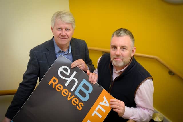 Stuart Gregory, director at Leamington Spa-based ehB Reeves, with experienced management surveyor John Behan, who has recently joined the team