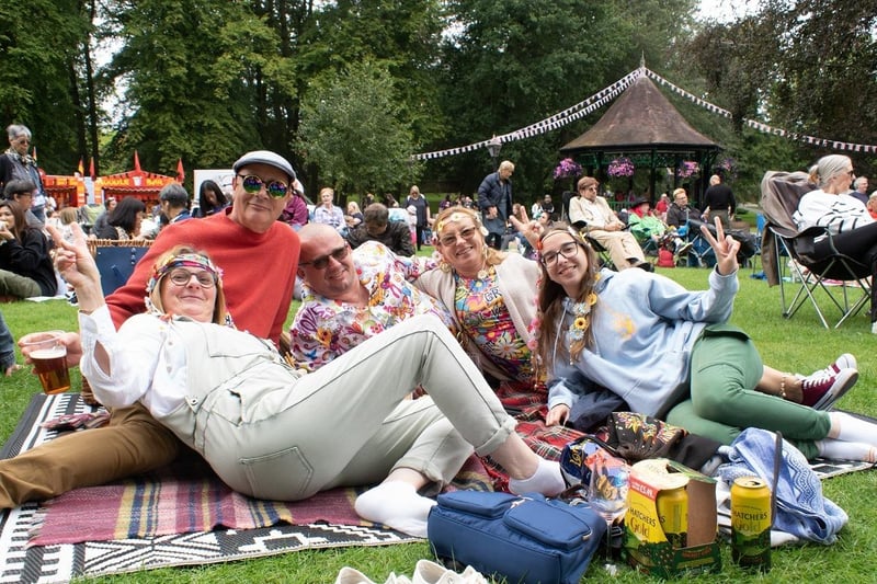 Family day out at Rugby Music Festival.
