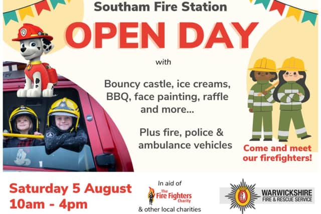 Warwickshire Fire and Rescue Service (WFRS) is holding two open days taking place at Southam and Stratford Fire Stations, where the public can meet the firefighters and other staff. Photo by Warwickshire County Council