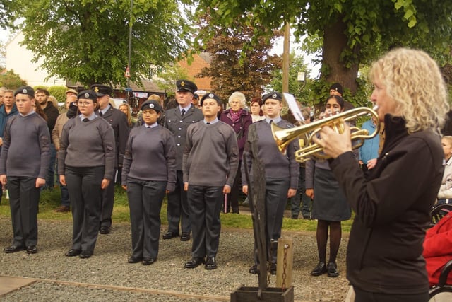 Lynette Wild plays The Last Post.