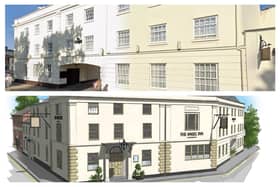 Hospitality group Heartwood Collection has acquired Grade II listed The Angel Hotel in Regent Street, which dates from around 1818. Photos by Google and Heartwood Collection