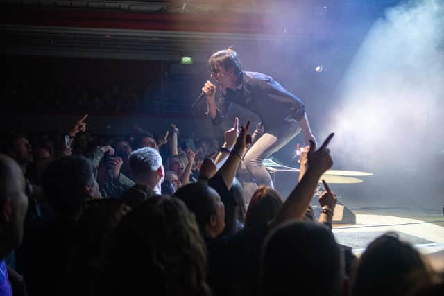 Brett Anderson of Suede. Photo by David Jackson