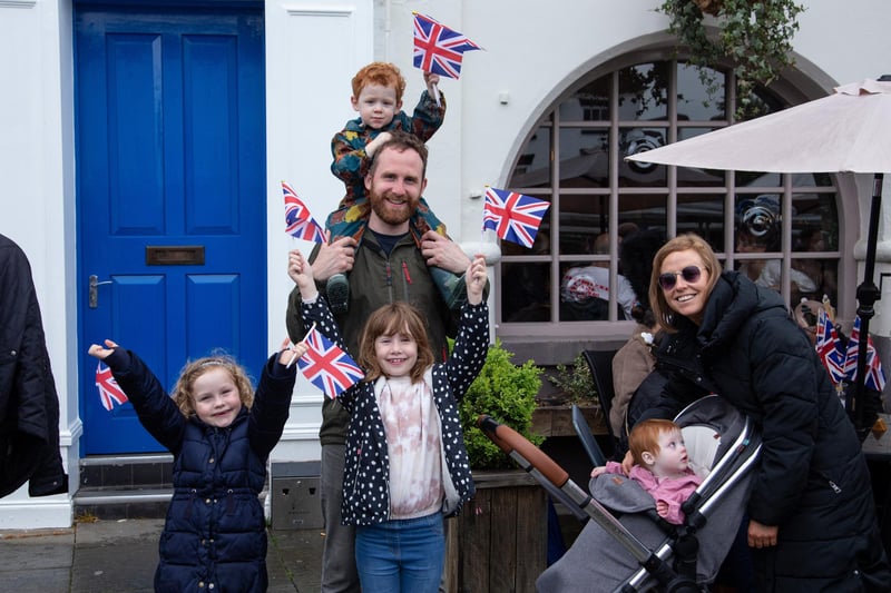 Many people turned up for the party in the market square. Photo by George Gulliver Photography