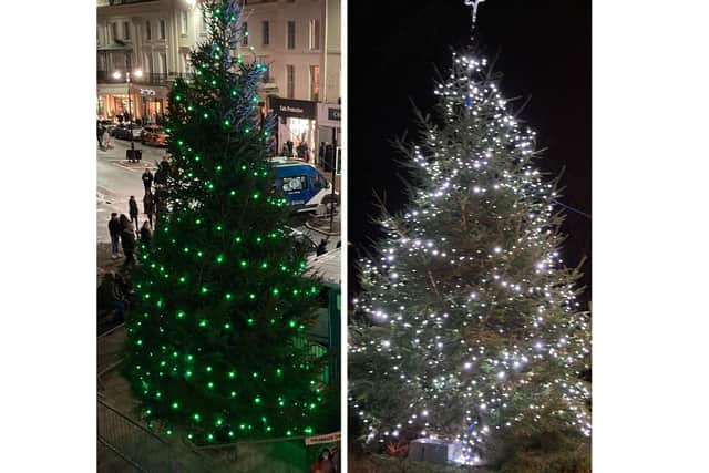 The Leamington and Whitnash Trees of Light 2023.