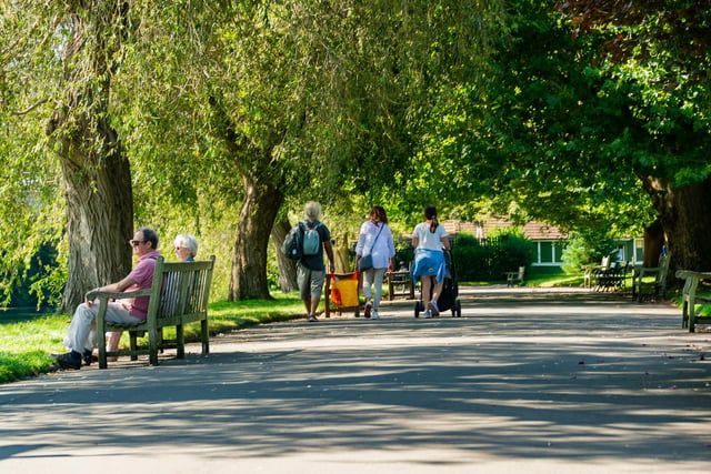 St Nicholas Park visitors enjoying the summer sun. Photo by Mike Baker