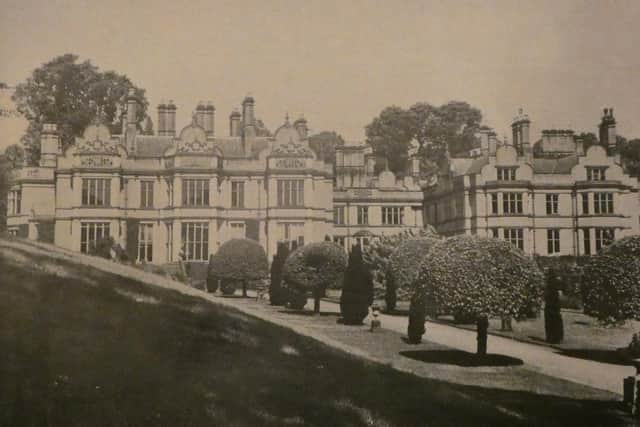 The garden façade of Welcombe House, 1929 (Author’s private collection)