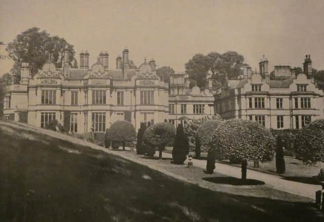 The garden façade of Welcombe House, 1929 (Author’s private collection)