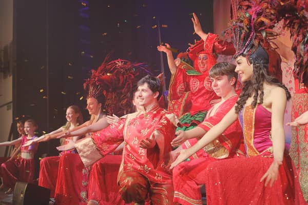 Last year’s pantomime, Aladdin. (Photography credit: RB Media).