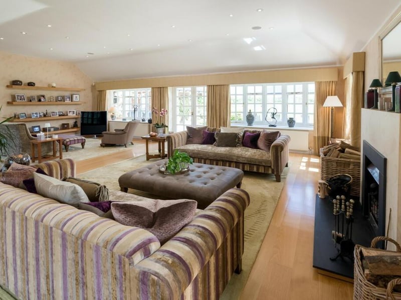 One of the many reception rooms. Photo by Fine and Country