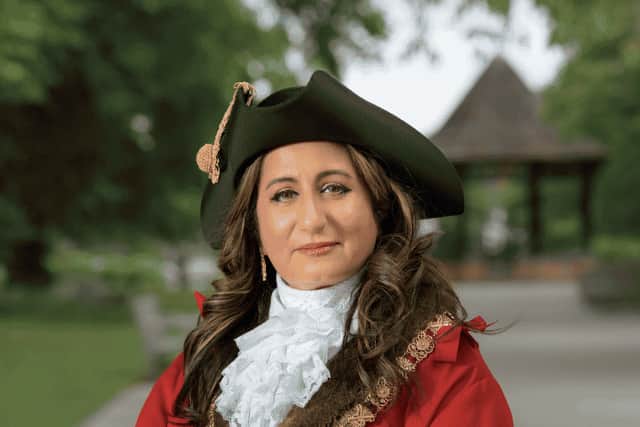 Rugby Mayor Nooria Sayani.
