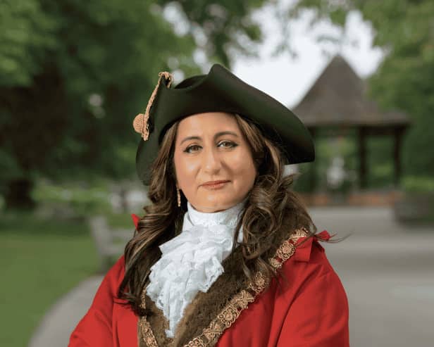 Rugby Mayor Nooria Sayani.