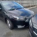 Police spotted this Ford Focus (pictured) which was stolen from Nuneaton. The vehicle was cloned and on false number plates.