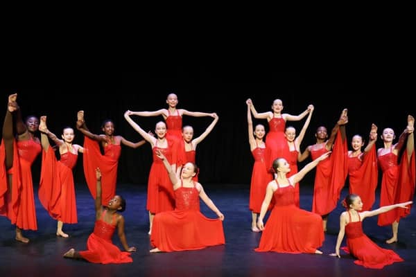 Ladies in red.