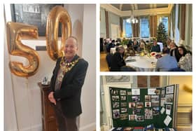 Former and current councillors, mayors and officers gathered on December 12 to mark the occasion with an afternoon tea in the Ballroom. Photos supplied