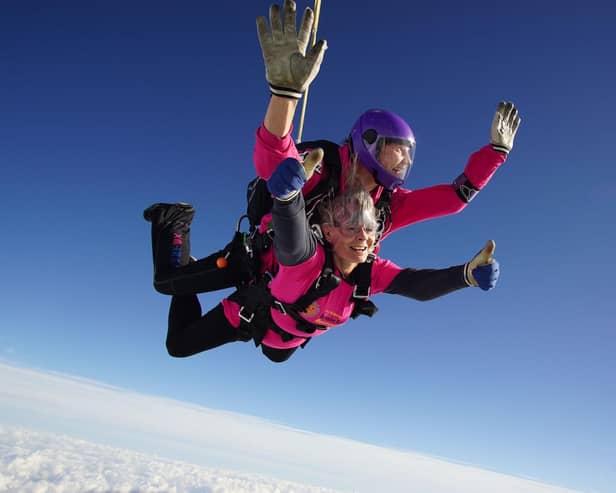 Tracy in the sky. Picture supplied.