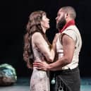 Valene Kane as Lady Macbeth and Reuben Joseph as Macbeth (photo: Marc Brenner (c) RSC)