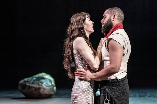 Valene Kane as Lady Macbeth and Reuben Joseph as Macbeth (photo: Marc Brenner (c) RSC)