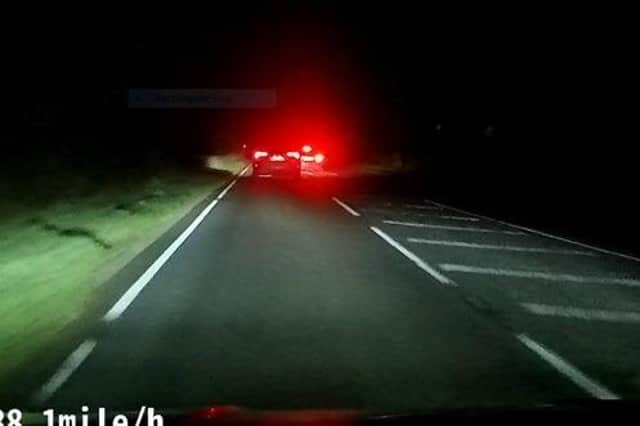 A driver was caught on dashcam by a member of the public driving carelessly near Wellesbourne. Photo supplied by Warwickshire Police