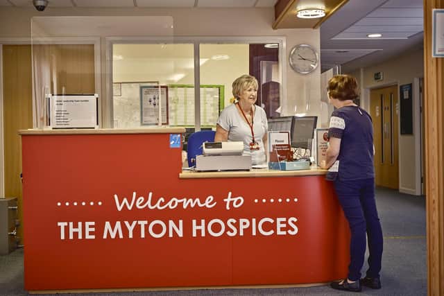 This Hospice Care Week, The Myton Hospices are inviting people to find out more about the services on offer and how it may be able to support residents and their loved ones, now or in the future. Photo supplied