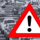 Drivers are being warned of delays on the A5 in Northamptonshire.