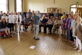 Choirmaster Chris Rowbury is back in Kenilworth for his 11th annual visit to lead a day of harmony singing for everyone — whether you think you can sing or not.